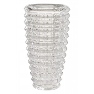 Savita large clear glass vase