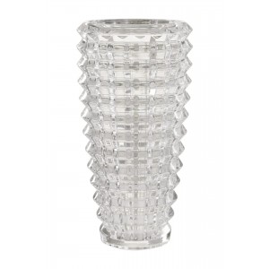 SAVITA SMALL CLEAR GLASS VASE