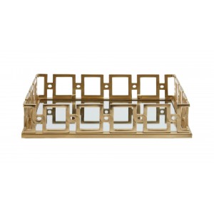 RHODA GOLD SQUARE TRAY