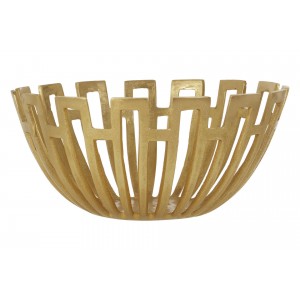 Delphi Large Gold Finish Bowl