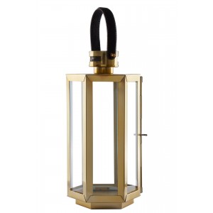 Herber Small Gold Finish Lantern