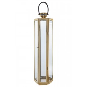 Herber Large Gold Finish Lantern