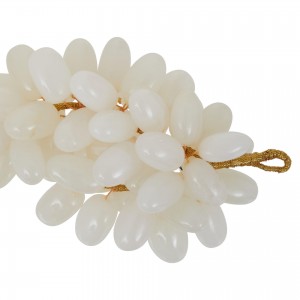 Oleena White Onyx Decorative Grapes