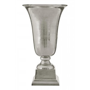 KENSINGTON TOWNHOUSE NICKEL FINISH LARGE VASE