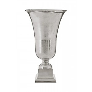 KENSINGTON TOWNHOUSE NICKEL FINISH SMALL VASE