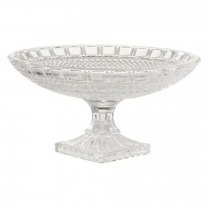 SAVITA CLEAR GLASS FRUIT BOWL