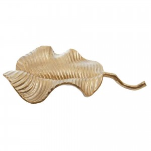 PRATO GOLD LEAF SHAPED DISH